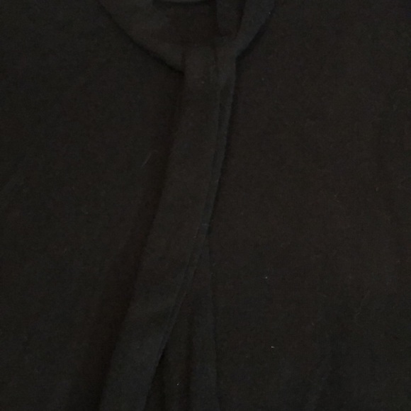 C O Light weight cashmere long sleeve sweater with tie in front - Picture 3 of 4